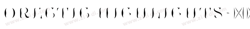 Orectic Highlights字体转换 Orectic Highlights字体转换
